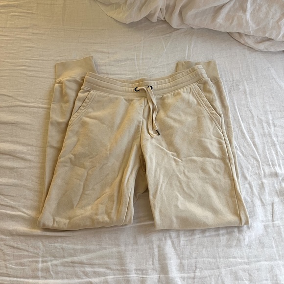 Uniqlo Cotton Sweatpants, Cream - Picture 1 of 4